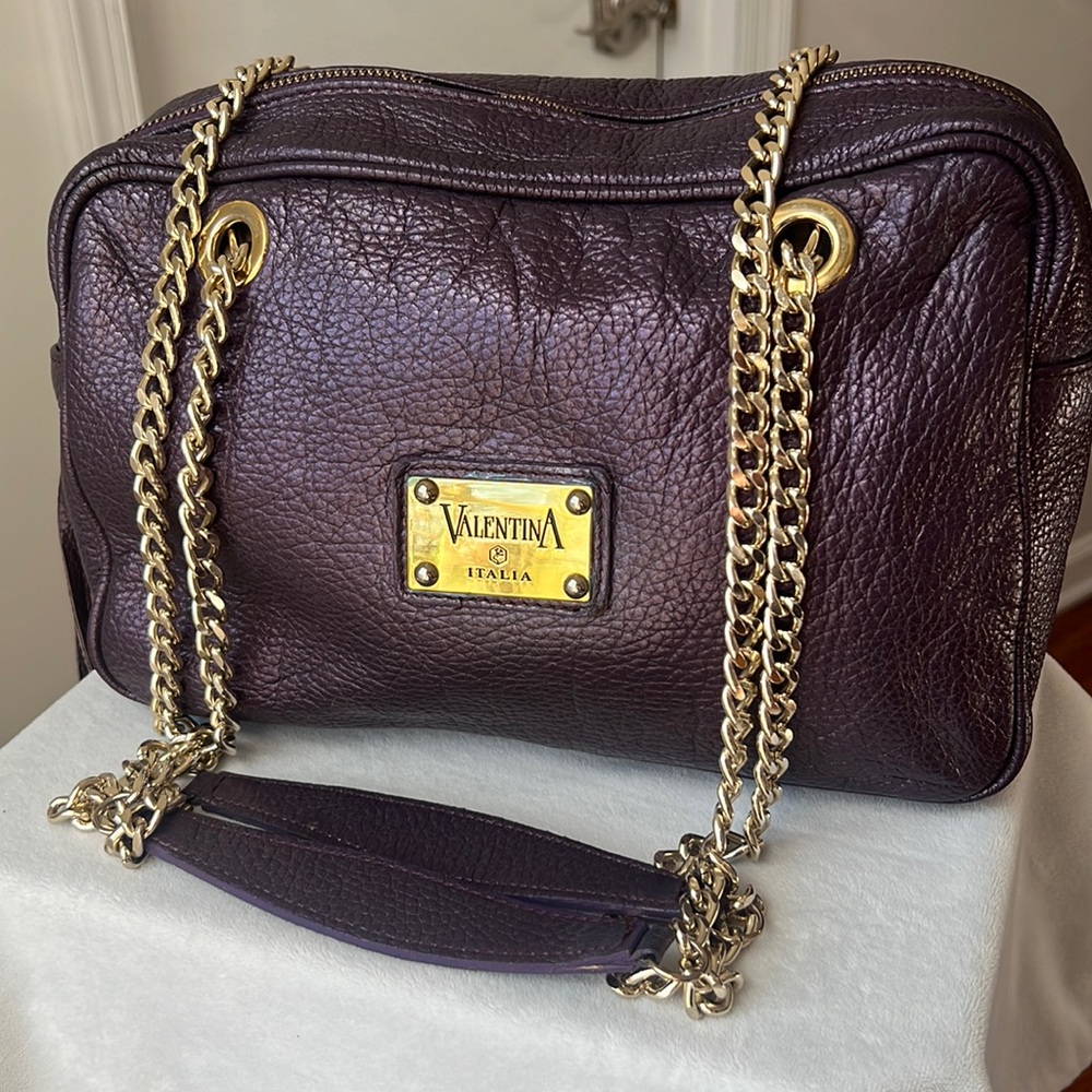 Gorgeous Purple Metallic Bag